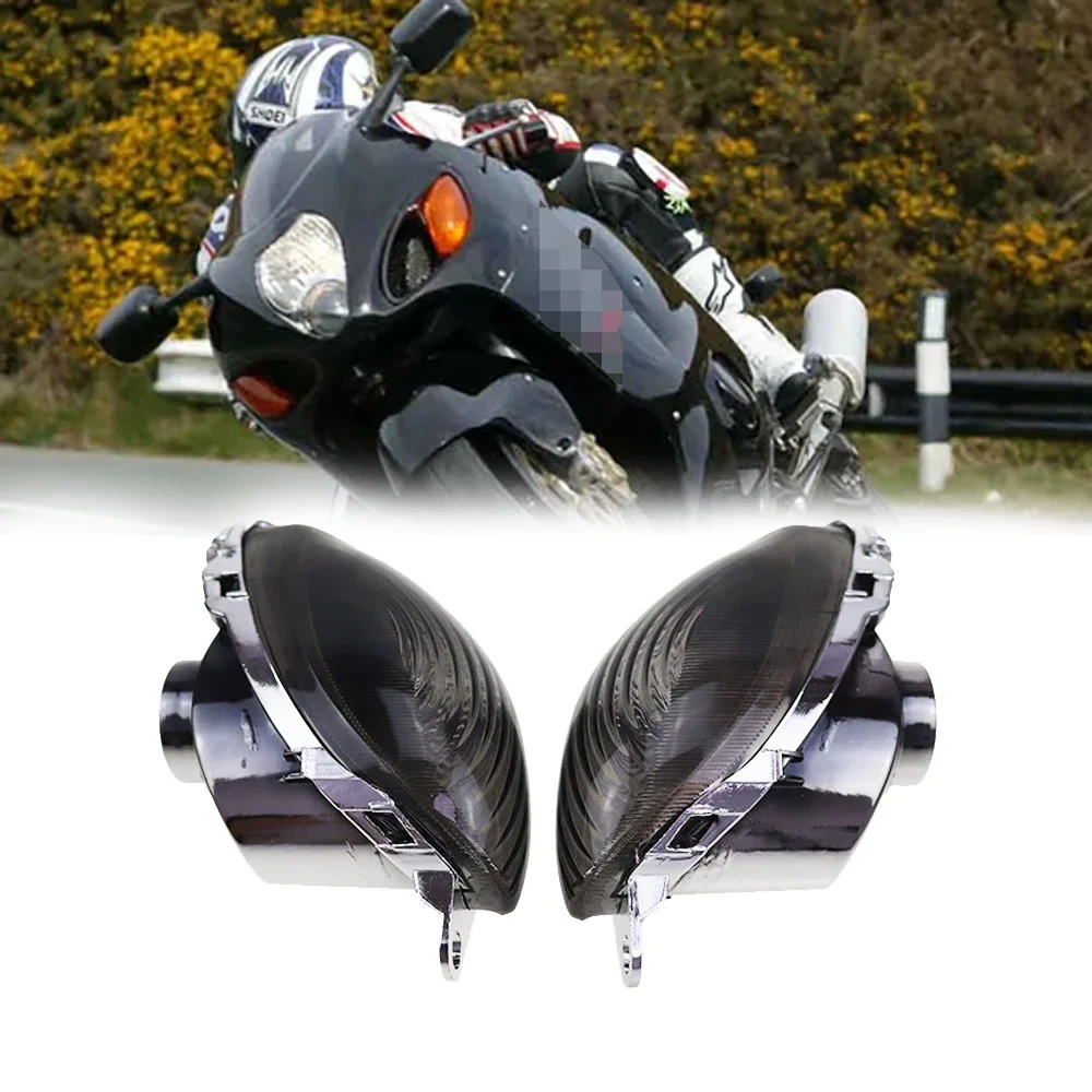 For Suzuki Hayabusa GSXR1300 GSX1300R 1999 2000 2001 2002 2003 2004 2005 2006 2007 Front Turn Signals Indicator Blinker Light