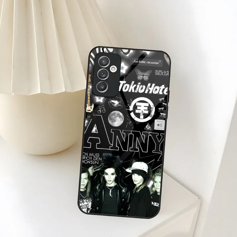 Singer Tom Bill Kaulitz Tokio Hotel Phone Case For Samsung A52 A22 A21 A20 A71 A31 A51 A12 A40 A10 A14 A54 A34 5G Glass Cover