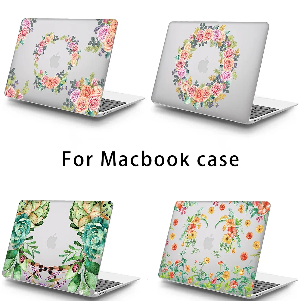 New Beautiful flowers Laptop Case for MacBook Air15 A2941 2023 Air13 A2681Pro13 A1932 A2179A2338 A2337Pro14 Air11Pro16Pro15A1707