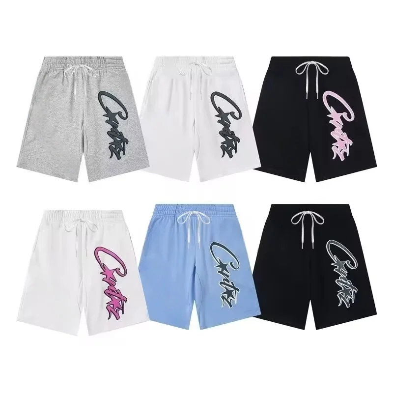 Summer Y2K Harajuku Street Fashion Letter Print Shorts Fashion High Street Loose Couple Basketball Short Causal Pants For Kids