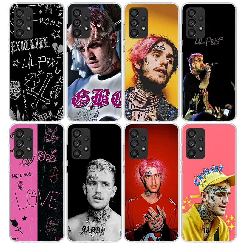 Lil Peep Singer Phone Case for Samsung Galaxy A15 A25 A35 A55 A14 A24 A34 A54 A13 A23 A33 A53 A12 A22 A32 A52 A05S A04S A03S