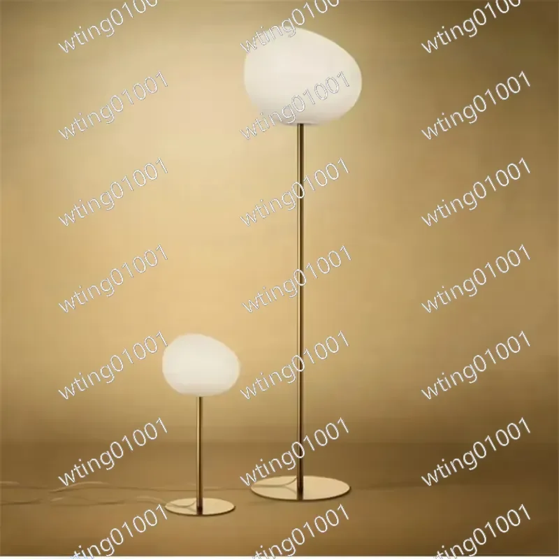 Modern Glass Floor Lamp Italian Style Standing Led Irregular Table Lamp for Restaurant Kitchen Attic Lighting Fixtures