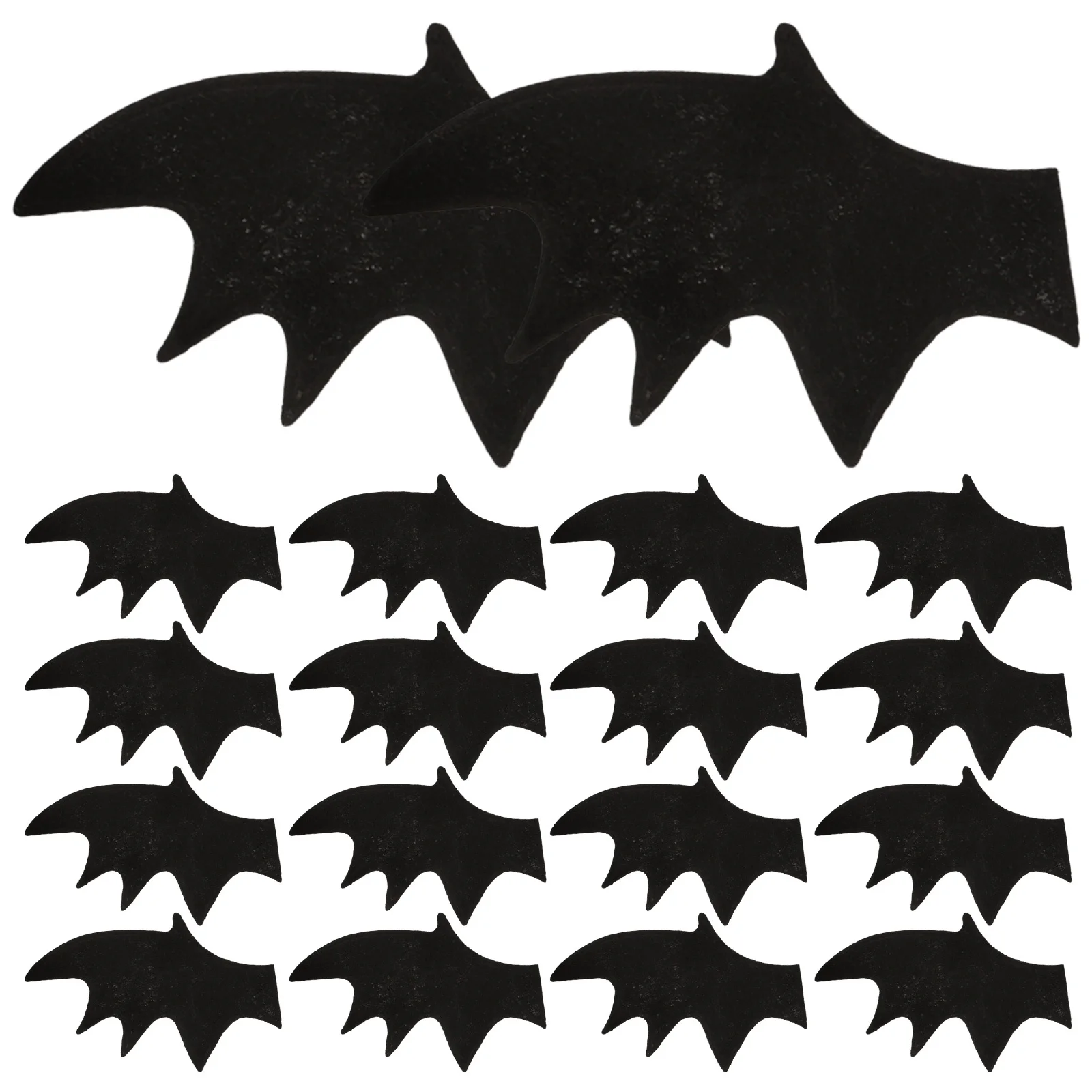 Embellissements d'ailes de chauve-souris pour bricolage, 50 pièces, ailes d'halloween en tissu Non tissé pour pinces à cheveux, vêtements, chaussures, décoration