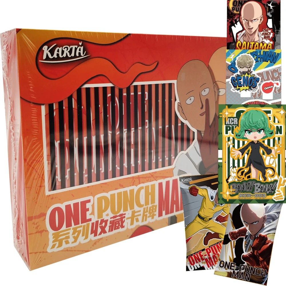 

One Punch Man Collection Cards Funny Japanese Anime HD Painting Popular Character Exquisite Rare Limited Cards Birthday Gifts