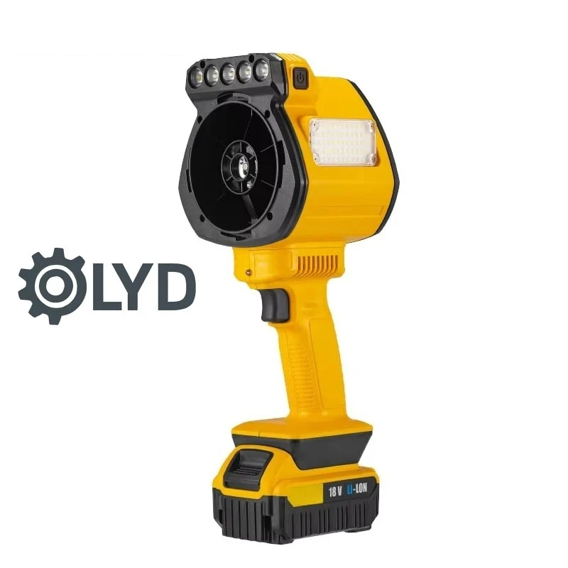 Rechargeable Lithium Battery Storm Machine High Power Portable Outdoor Leaf Dust Blower Turbine Fan