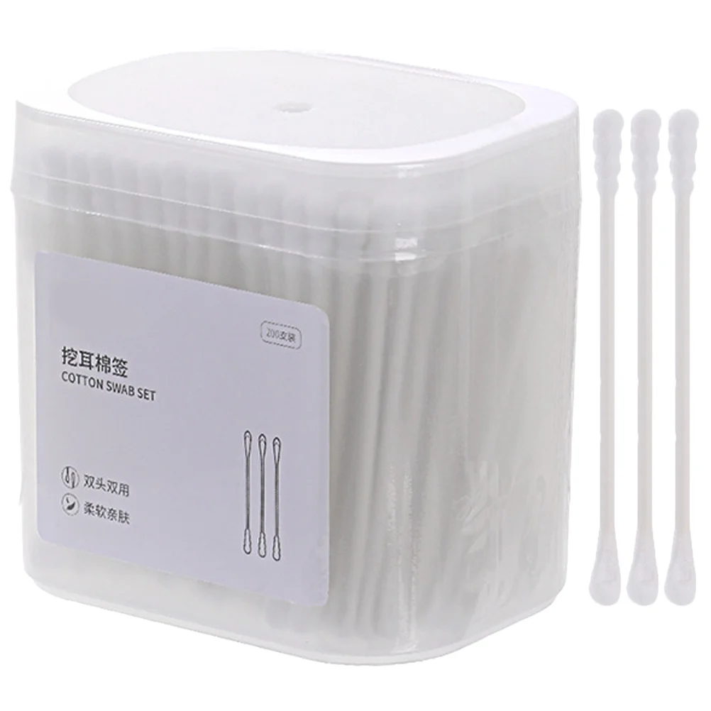 أدوات تطبيق الأذن القطنية، مسحات تنظيف الأذن، استخدام فردي، امتزاز قوي، مقبض مريح، إزالة المكياج، المنزل، السفر، الجمال