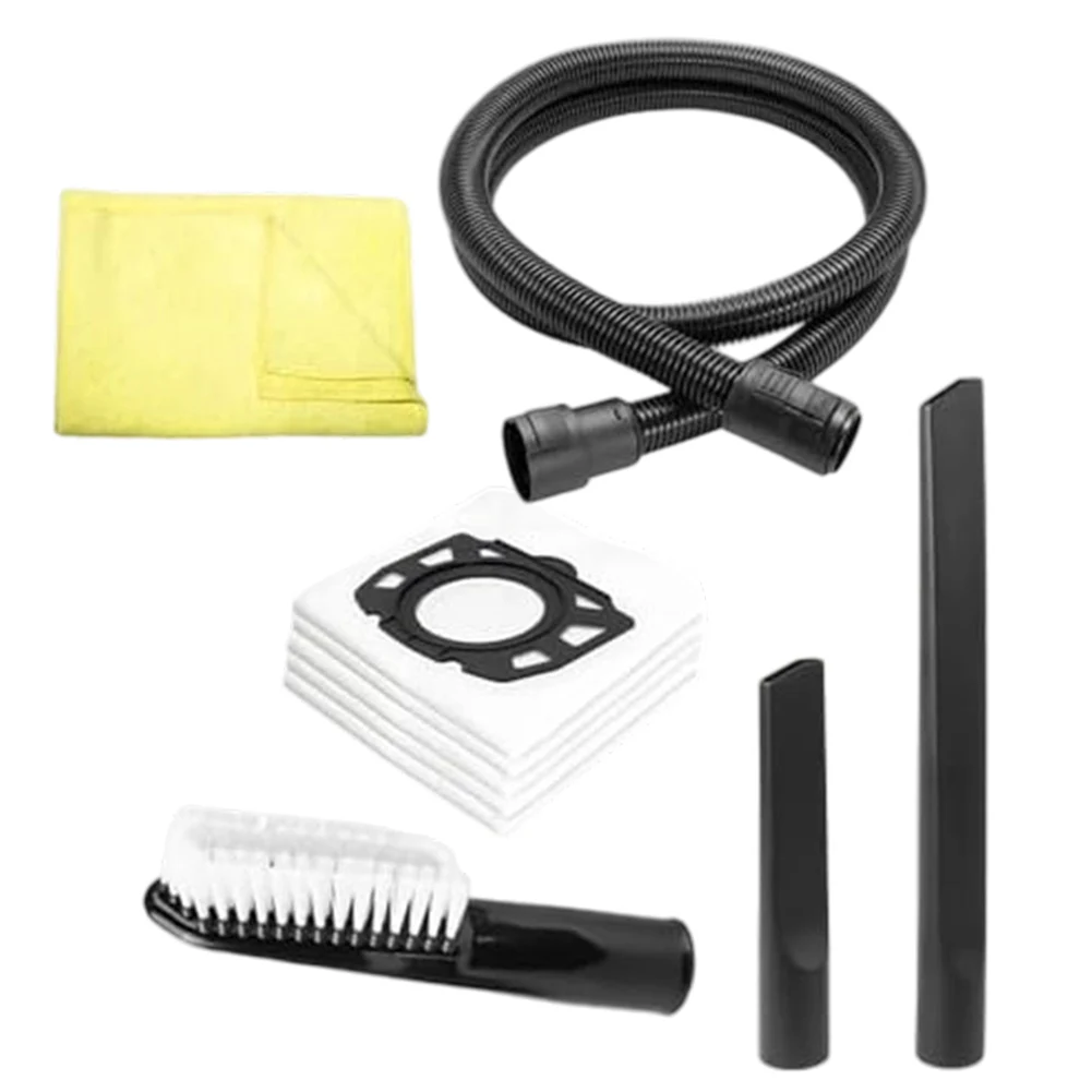 

Для Karcher WD2 WD3 MV2 Набор аксессуаров для чистки салона Длинные и короткие щелевые насадки Удлинитель шланга и сумки