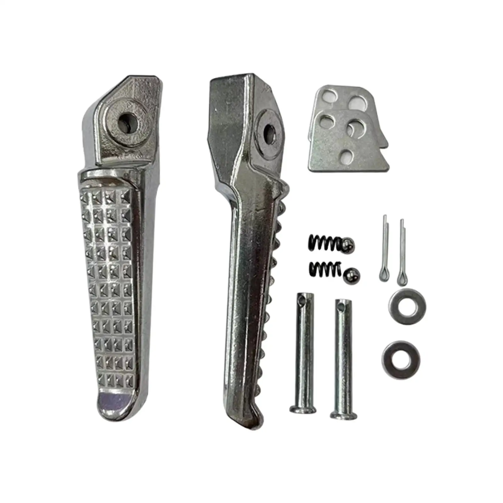 

2x Motorcycle Rear Passenger Foot Pegs Accessory Spare Parts Easy to Install