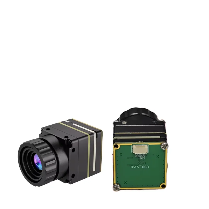 PUSD 4mm lens infrared thermal imaging camera module, suitable for DIY FPV drone, 256 * 192 resolution, metal accessories