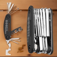 Durable 16-in-1 Cycling Multi-Tool Kit with Ergonomic Hex Wrench for Road and Mountain Bicycle Repair