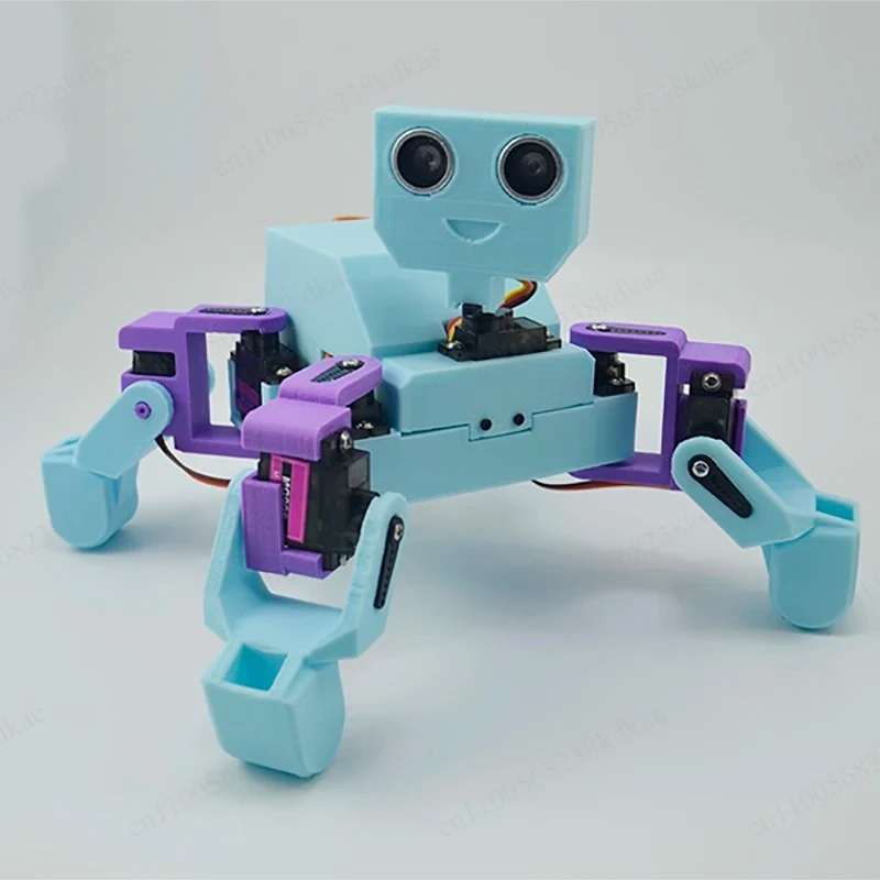 Quadruped Spider Robot Assembly Kit Supports Graphical Programming For Arduino And Android App Beginner Hobby Project