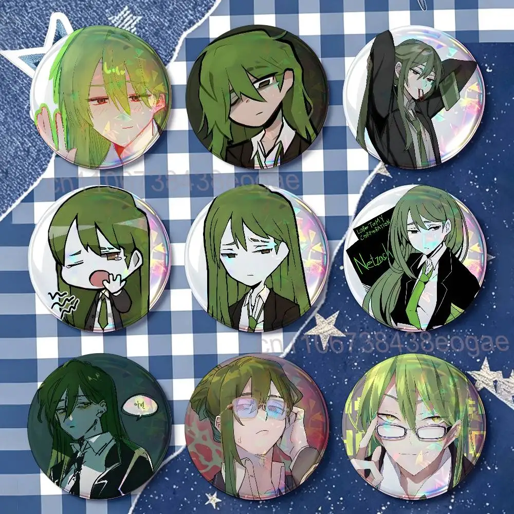N-Netzach L-Lobotomy Corporation HD Print Badges Pretty Round Display Brooches IP merchandise 32mm 58mm 75mm 44mm 25mm