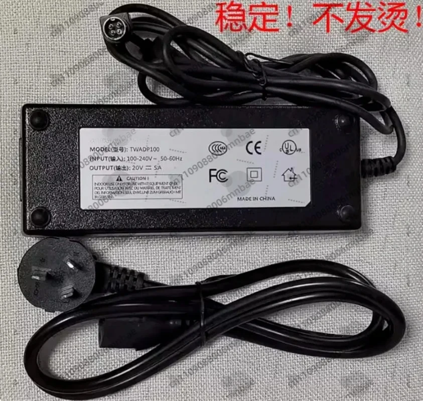 for GE LOGIQ e, for LOGIQ i, for LOGIQ Book GX, Vivid e color ultrasound power supply 4-pin plug