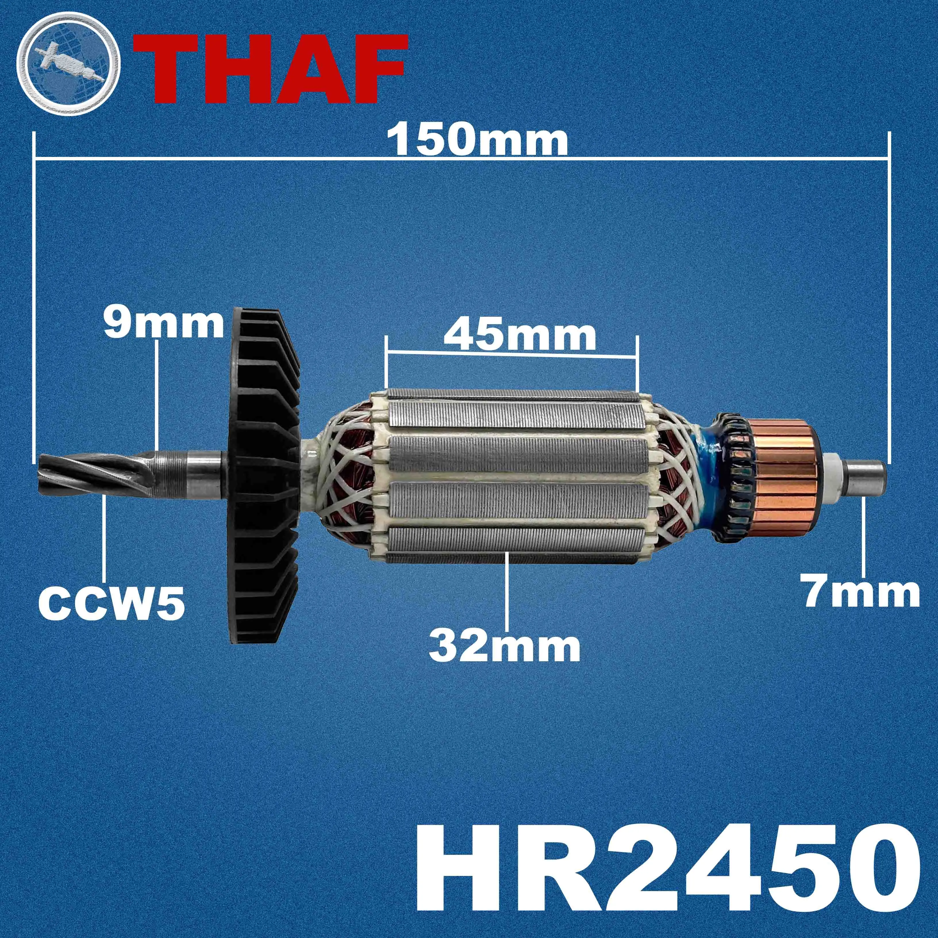 AC220V-240V Induzido estator substituição de Makita Martelo De Perf HR2450
