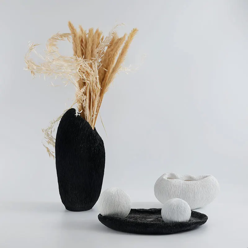 

Современная минималистичная креативная ваза из смолы с коралловым узором, скандинавский домашний отель, гостиная, цветочная композиция, украшения