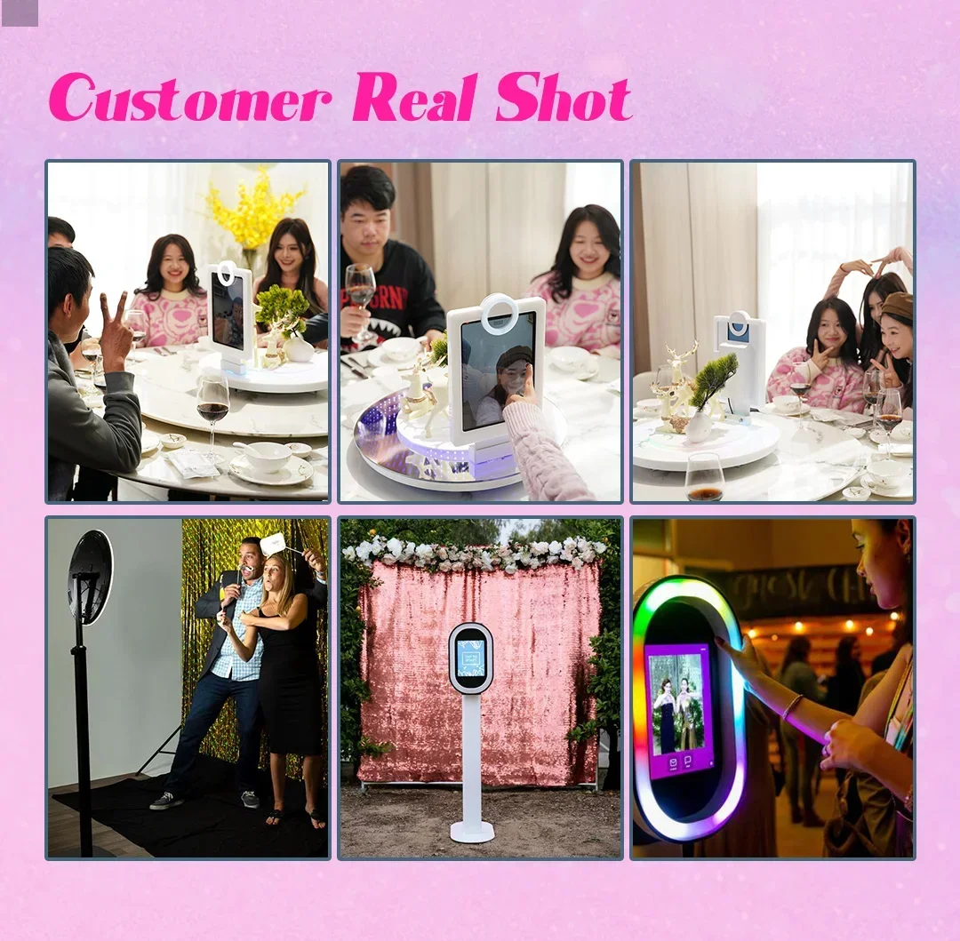 2024 High Quality Table Photo Booth For Ipad Commercial Rental Roaming Ipad Photo Booth Replacement Part