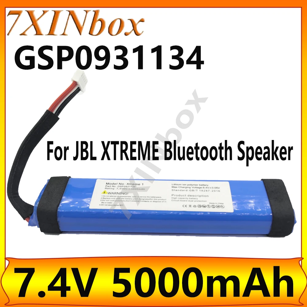 

7XINbox 5000 мАч GSP0931134 Аккумулятор Xtreme1 WarDrum 1-го поколения Встроенный аккумулятор для Bluetooth-динамика JBL XTREME