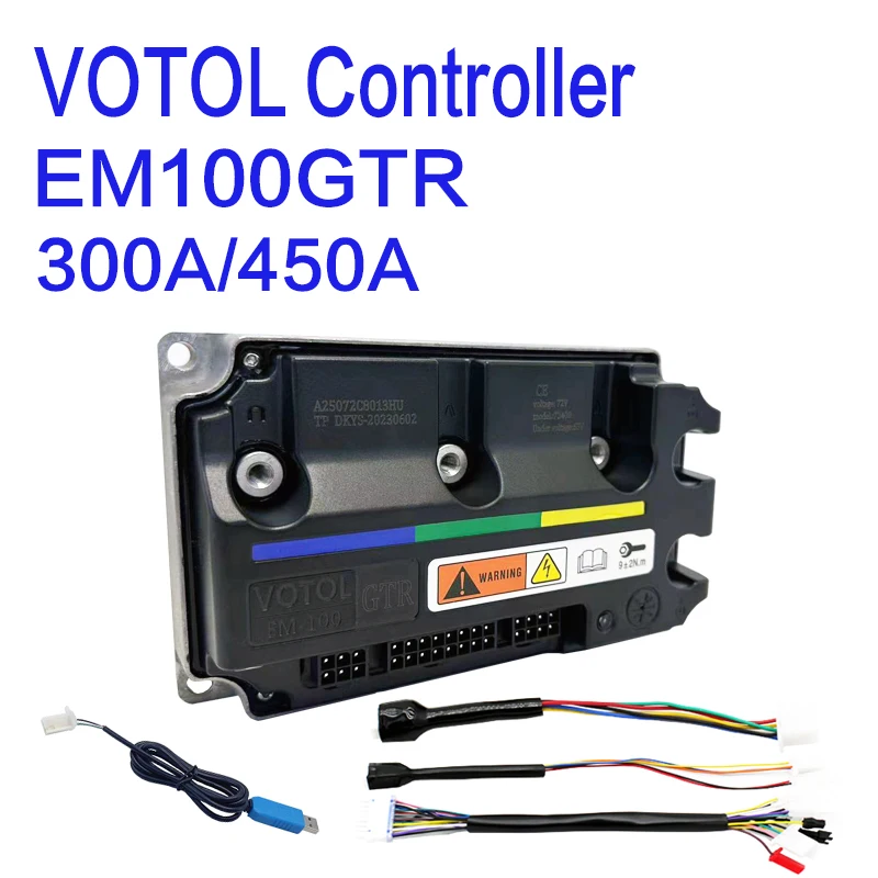 VOTOL Lande Electric vehicle electric motorcycle intelligent sine wave EM100GTR 72360 72V 300A/450A QS motor controller