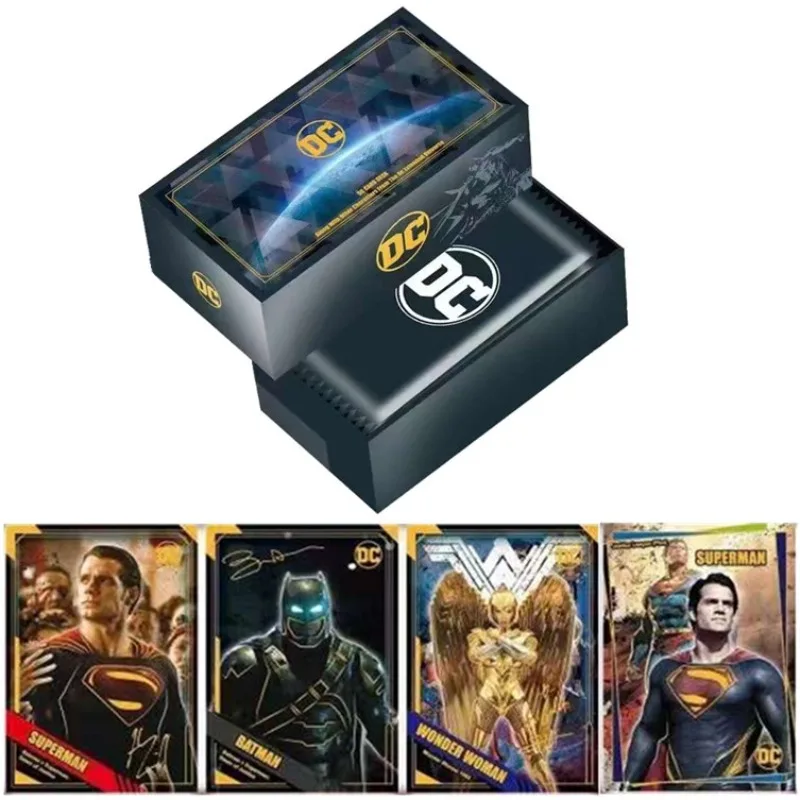 Serie de películas DC Liga de la justicia periférica Superman tarjetas raras S Marvel The Avengers Booster Box niños Navidad cumpleaños regalo juguete