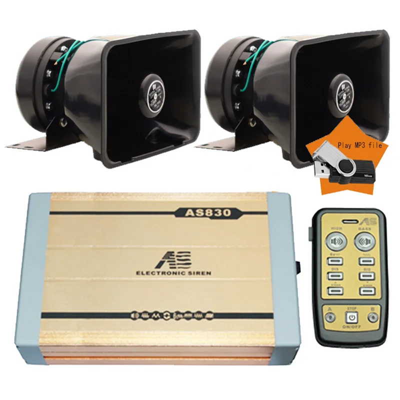 Car Alarm Car High Definition Loudspeaker with 400W Speaker