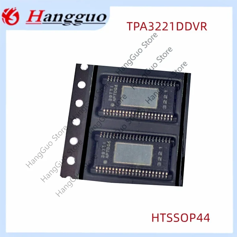 1-5 pçs/lote Original e novo TPA3221DDVR TPA3221DDV TPA3221 HTSSOP44 amplificador de áudio chip amplificador de potência