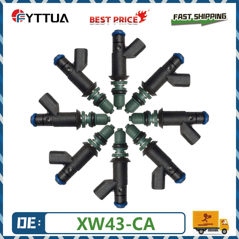 4/8PCS Fuel Injector  XW43-CA  XW43CA XW439F593CA XW4Z9F593CA For Ford Jaguar Lincoln 3.9 4.0 V8 2000-2002