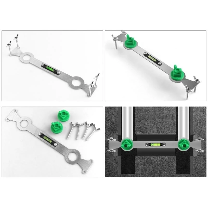 X9FA Multifunctional Bathroom Plumbing Install Tool With Level Leveling Gauges For Shower Fittings for Bathroom Kitchen