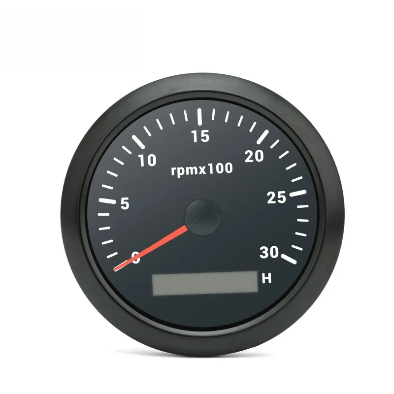 Sensor tacômetro para motor diesel, 85mm, medidor rpm, contador rev, 300orpm, 4000rpm, com luz de fundo digital opcional, 0-32v