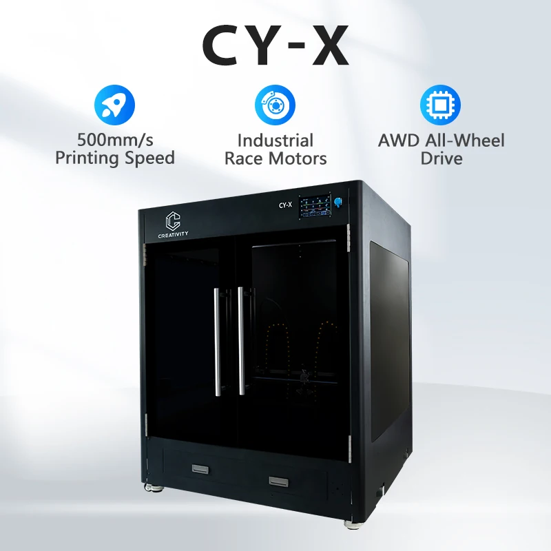 CY-X Large Format 3D Printer with Auto Bed Leveling Sensor Kit Touch Screen and Glass Bed Large Printing Size 1000x1000x1000mm