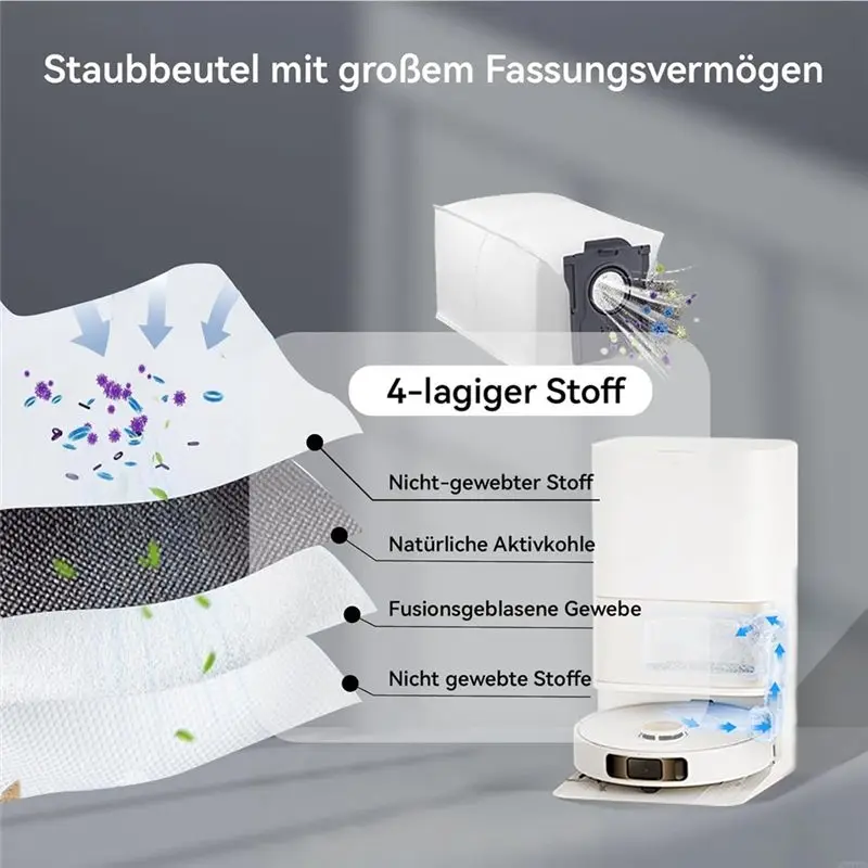 A98E-For Dreame X40 Ultra Complete/X40 Master/L40 Ultra Vacuum Cleaners Main Side Brush Dust Bags Mop Pads Hepa Filters