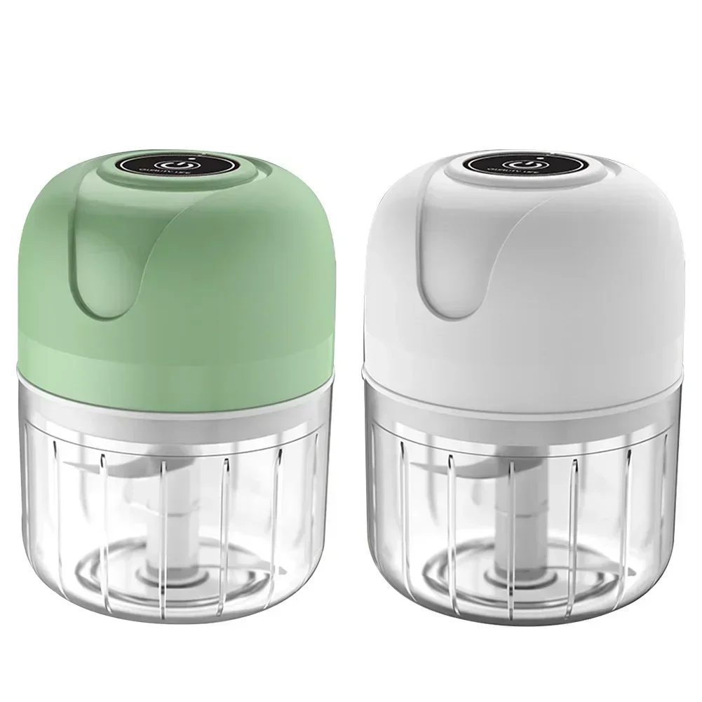 250ml Electric Garlic Chopper USB Meat Grinder Garlic Masher Machine Sturdy Crushed Ginger Vegetable Crusher Kitchenware