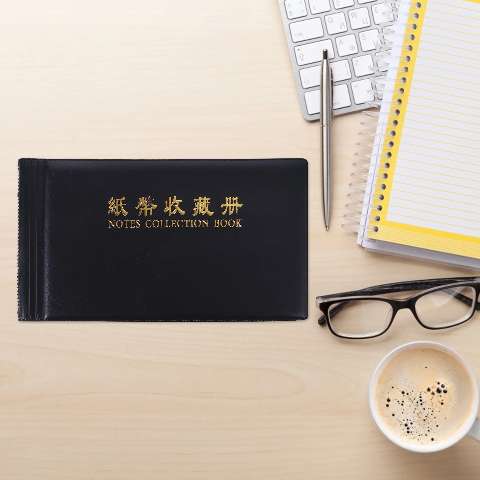 

Paper Currency Collection Album Banknote Storage Book Paper Money Collecting Holder Portable PVC Material Dust Proof oxidation