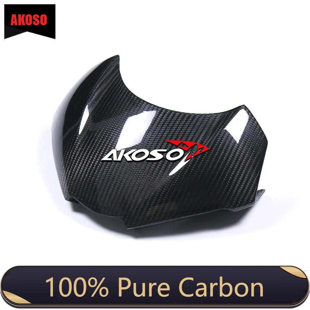 100% Full 3K Carbon Fiber Motorcycle Front Tank Cover Kit For Triumph Street Triple 765/675 R S 2016 2017 2018 2019 2021