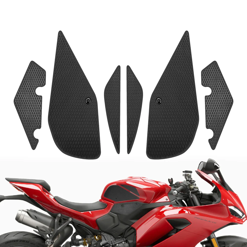 For Ducati Panigale Streetfighter V2 V2S 2025 2026 Motorcycle Tank Traction Pad Anti Slip Sticker Gas Knee Grip Protector
