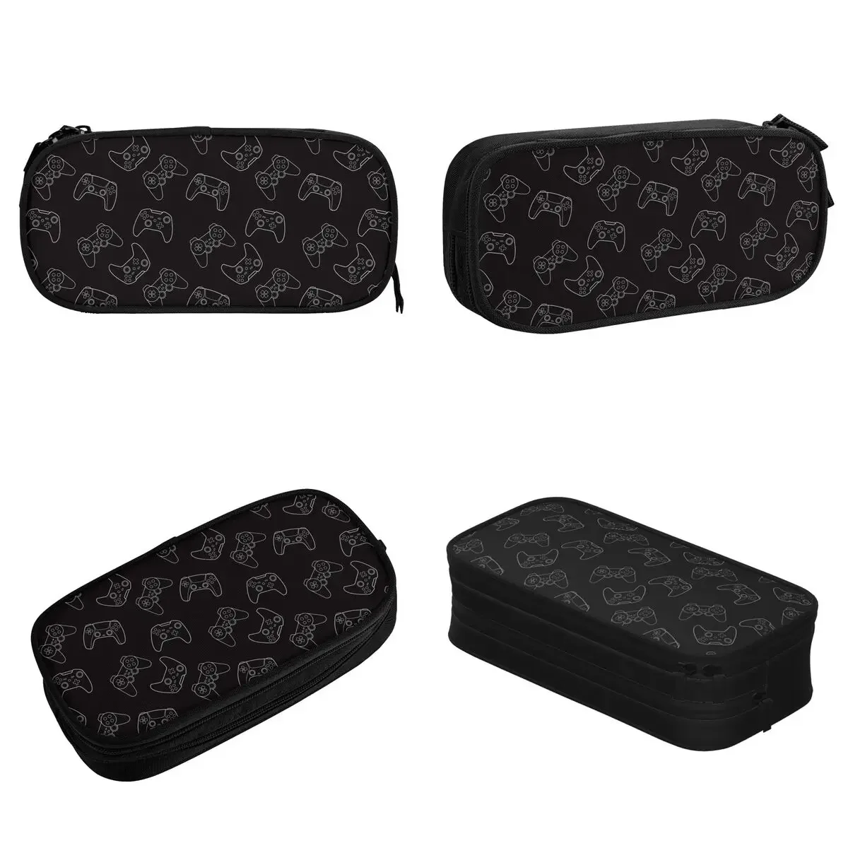 Cartoon Game Console Pattern Pencil Cases Fashion Pen Holder Bag for Student Large Storage Students School Cosmetic Pencil Box