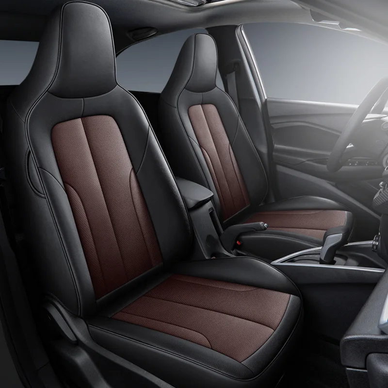 

Car Special Seat Cover For Chevrolet Cavalier Onix 2020 2021 2022 Leather Protection Seat Cushion Interior Accessories-Full Sets