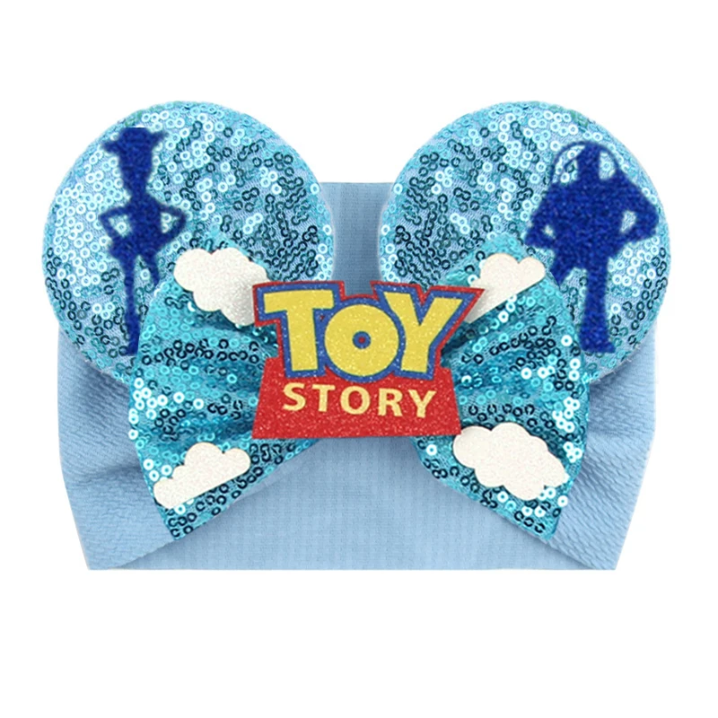 Cartoon Disney Ears Baby Headband Kids Girls Festival Sequin 5\