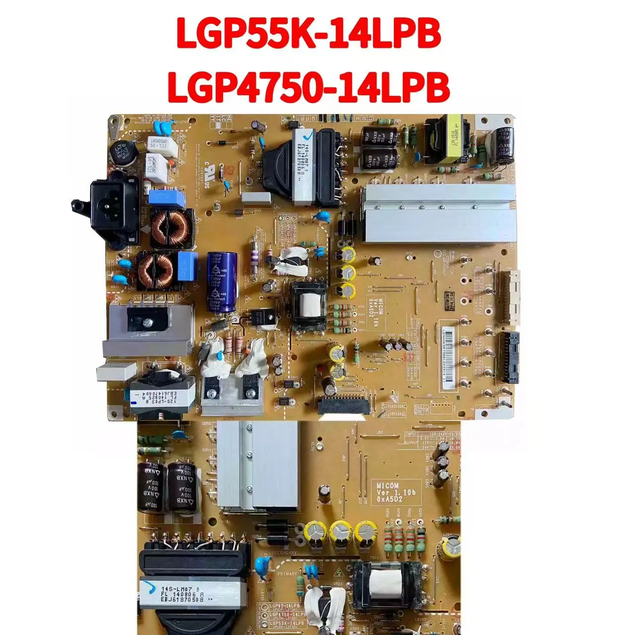 Power supply board EAX65424001 LGP55K-14LPB For 55LB670V-ZA 47LB700V-ZG 55LB7500 LGP4750-14LPB