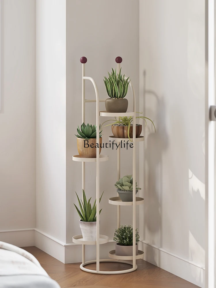 Living Room Floor-Standing Jardiniere Indoor Commodity Shelf Home Multi-Layer Decoration