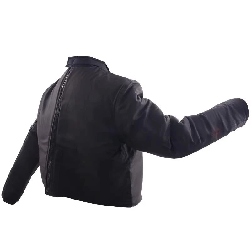 New Fencing Master Jacket Padded Fencing Sport Coaching Vest Canvas Long Sleeve Jacket Fencing Training Protective Suit