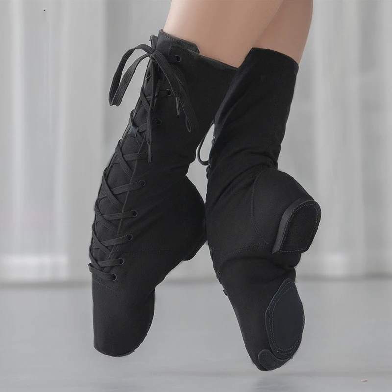 1pair/lot Men Women Sports Dancing Sneakers Jazz Dance Shoes Canvas dance boots women Dancing short boots Girls/Boys Dance Shoes