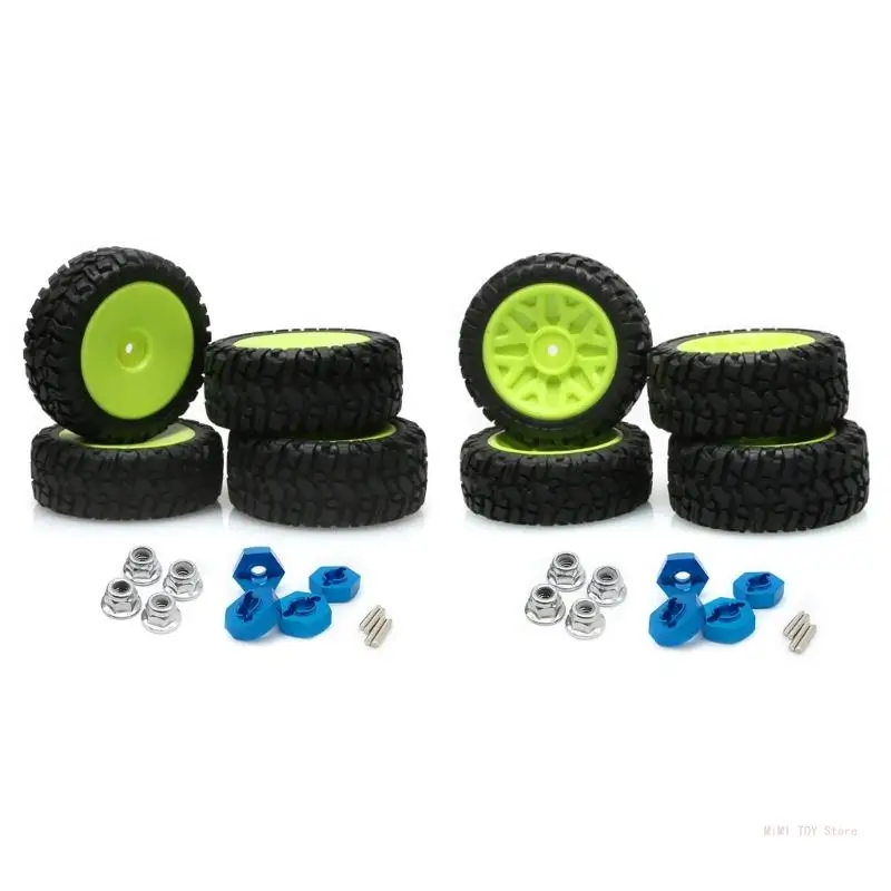 

Set of 4 Remote Control Wheel Tires for Crawlers Car Model Rubber Wheel Tires for Remote Control Accessories