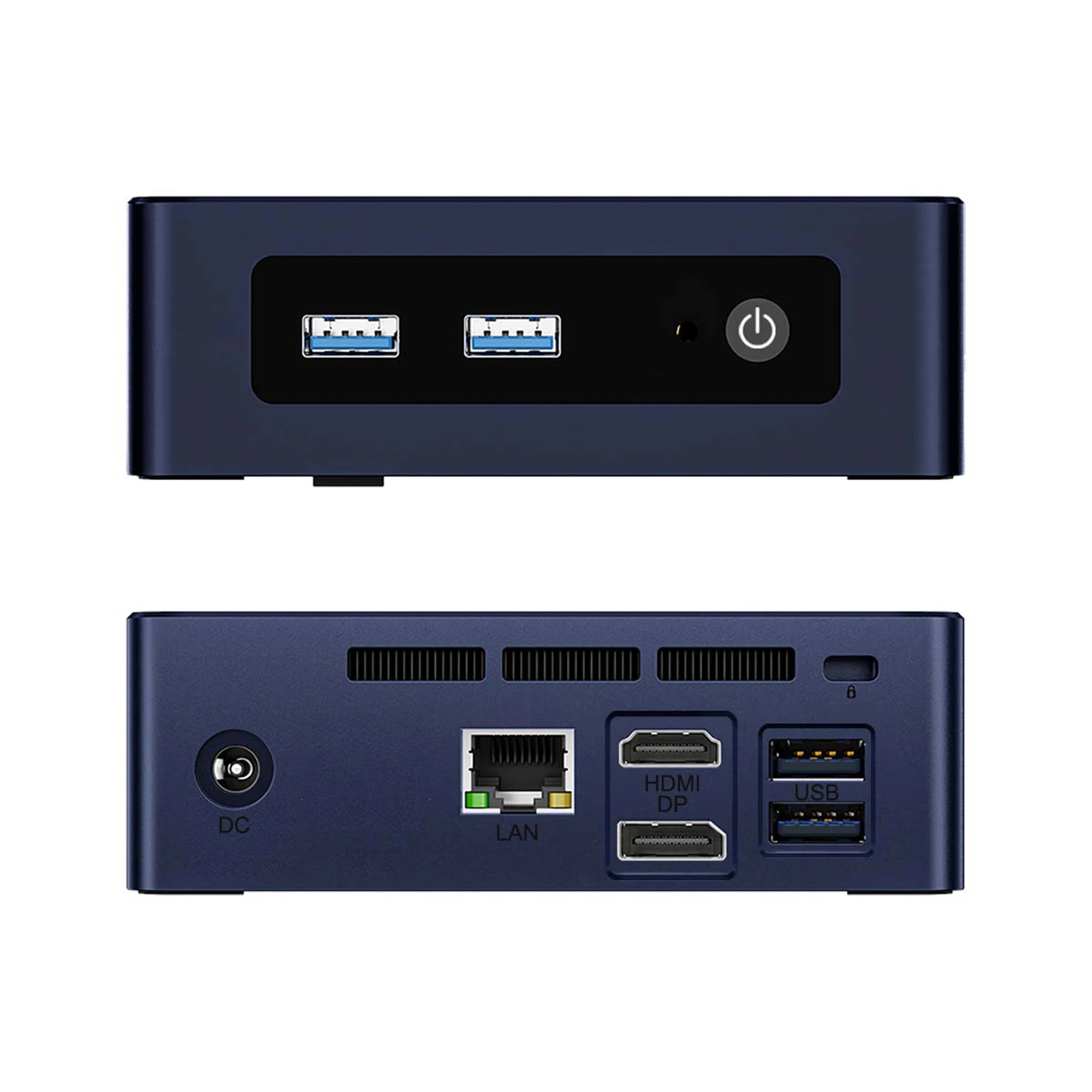 SOYO M4 Mini-PC-Computer AMD 3020E CPU Windows11 Pro 8 GB DDR4 RAM 256 GB M.2 SSD USB3.2 WiFi5 BT4.2 Haushalt Mini-Desktop-Host