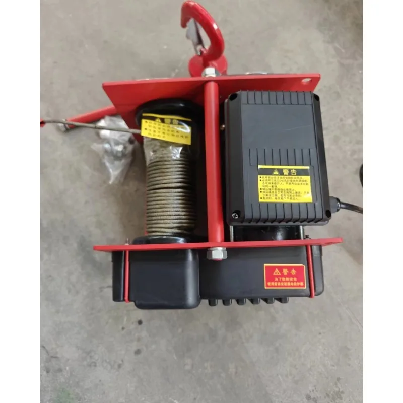 رافعة معلقة منزلية صغيرة 220 فولت رافعة كهربائية سريعة 1 طن رفع رافعة صامتة