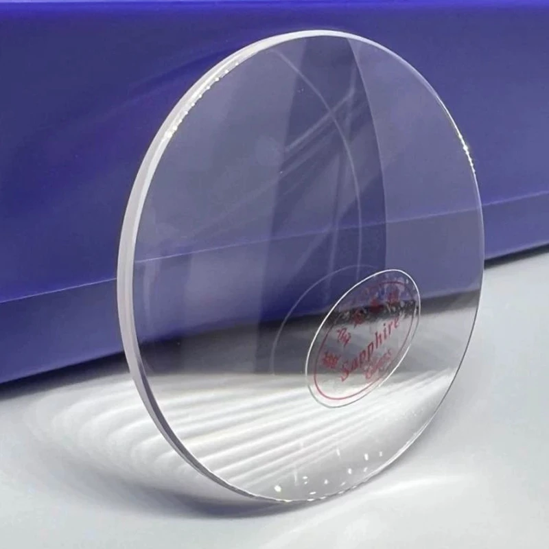 Single Domed Sapphire Watch Glass 1.2mm Edge Thickness Round Crystal 18-40mm Diameter Magnifying Len for Watch