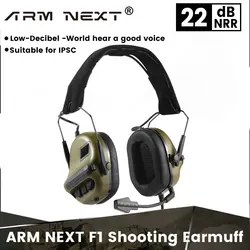 Military Headset Shooting Tactical Noise Reduction Headphones Head Wearing Version Headset Sound Pickup Hunting Communication