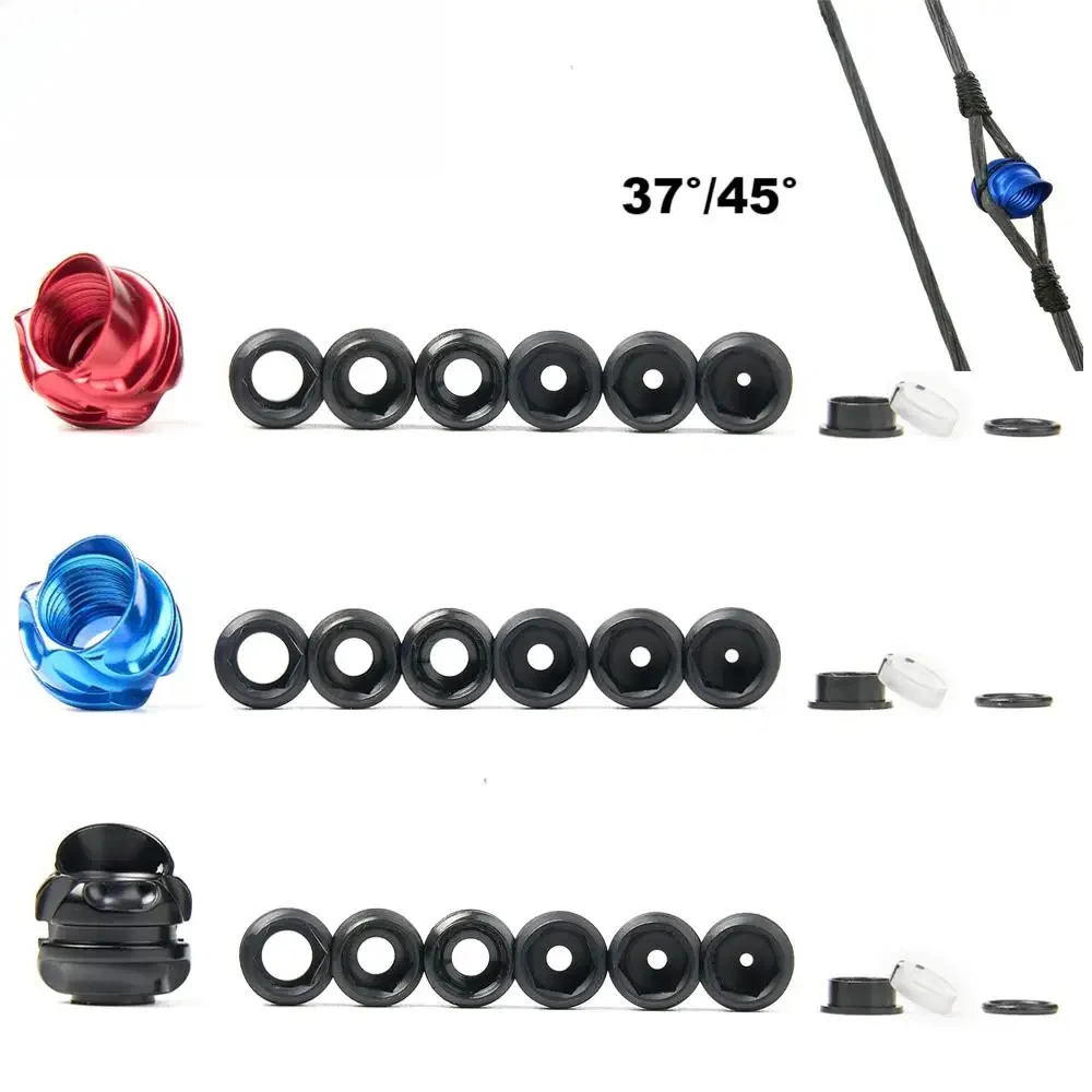 Peep Sight Compound Bow Clarifier Lens Aiming Target Kit Aluminum Aperture Hunting Archery Bow and Arrow Accessories
