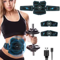 Electroestimulador Muscular Muscle Stimulator EMS Trainer Massager Vibration Fitness Belt Body Shaper Home Gym Workout Equiment