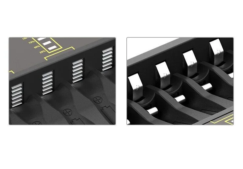8 ports channels tanks1.2v Ni-MH and 1.2v Ni cd aa aaa Rechargeable BATTERY CHARGER