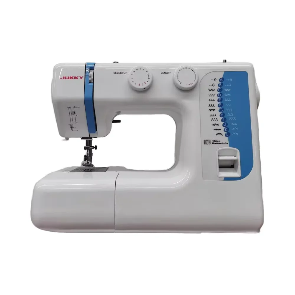 JUKKY 6624 Mini Electric Domestic Household Sewing Machine Easy Zigzag Stitch Manual Automatic Industrial Motor Core Component